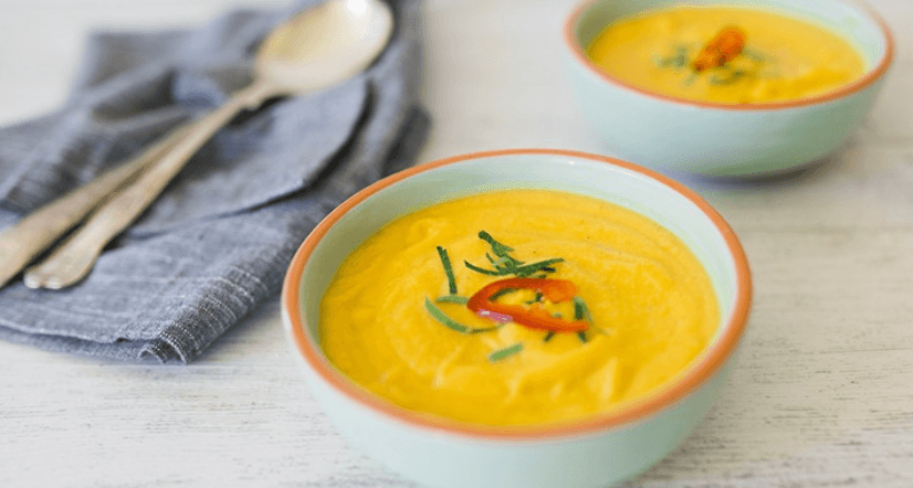 Lupiini-Kõrvitsa Püreesupp